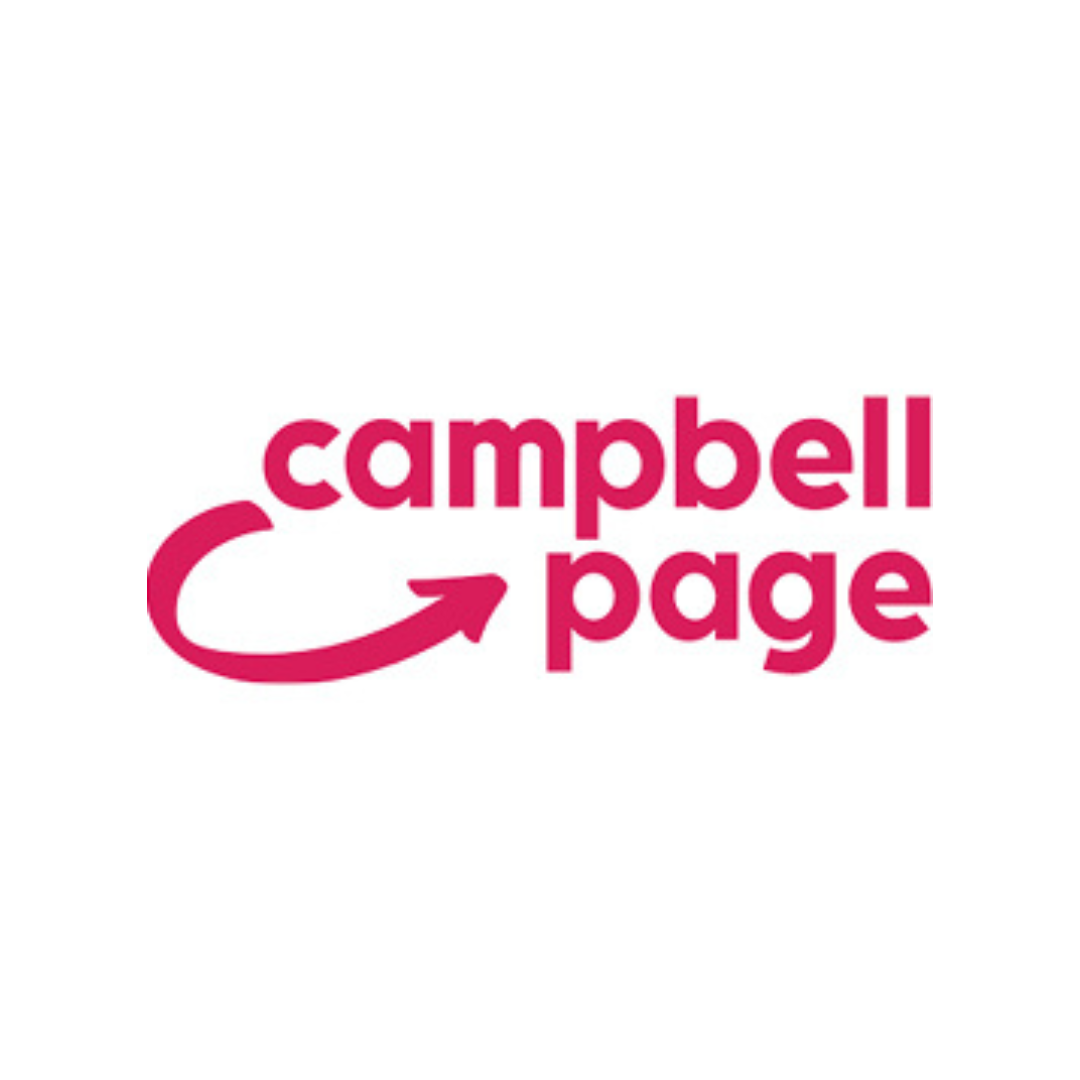 Campbell Page logo with upward arrow